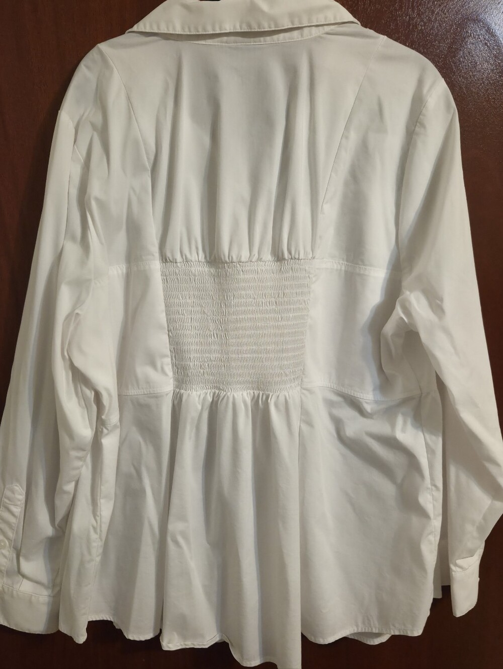 Long Sleeved Button Down With A Corset Twist! - Picture 2 of 3